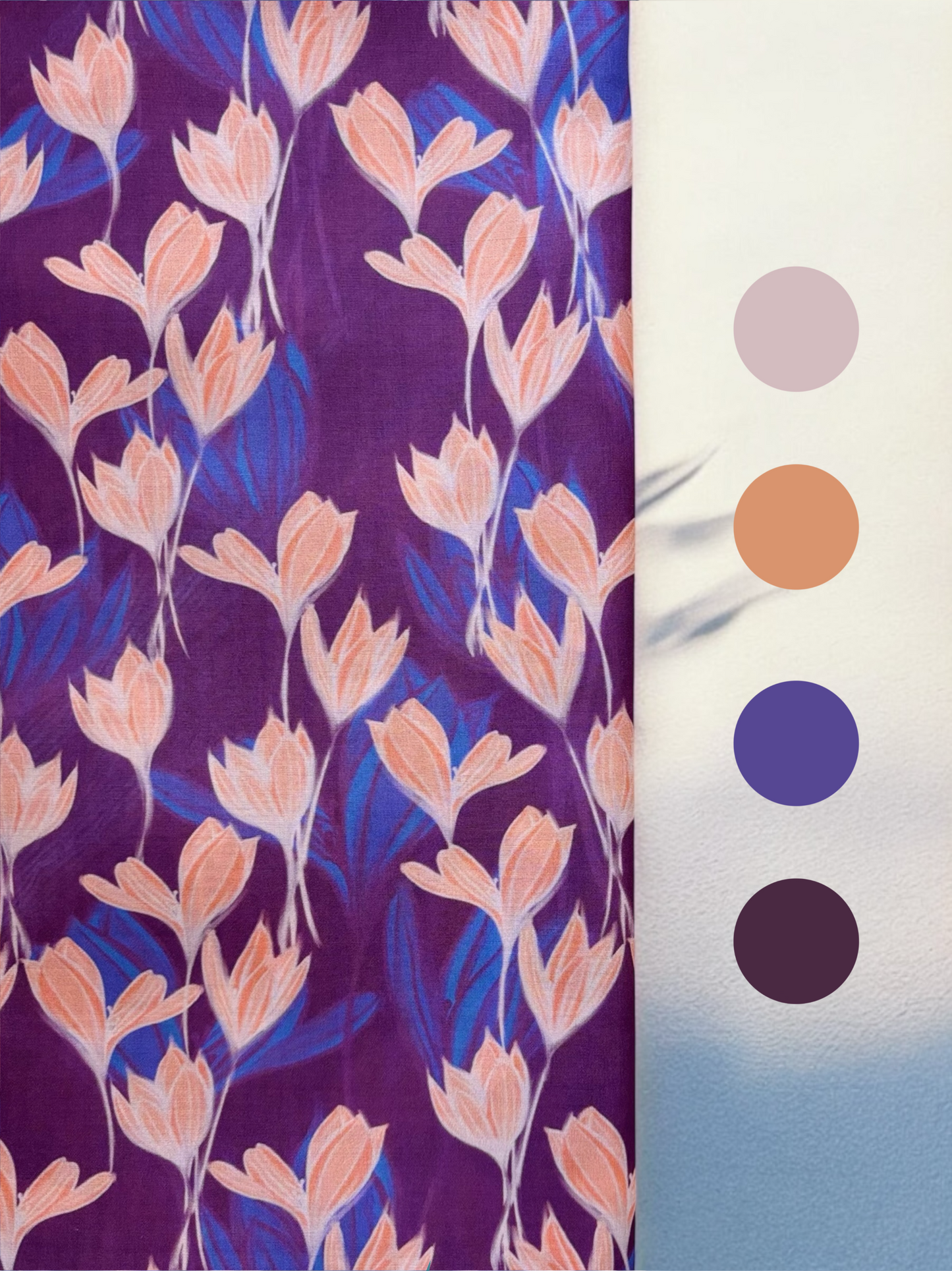 Purple Ember - Chiffon