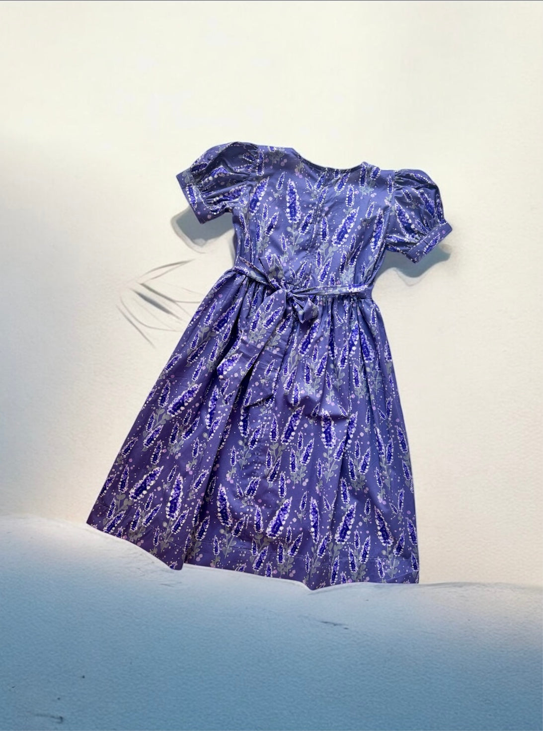 Puff sleeves dress - lavender